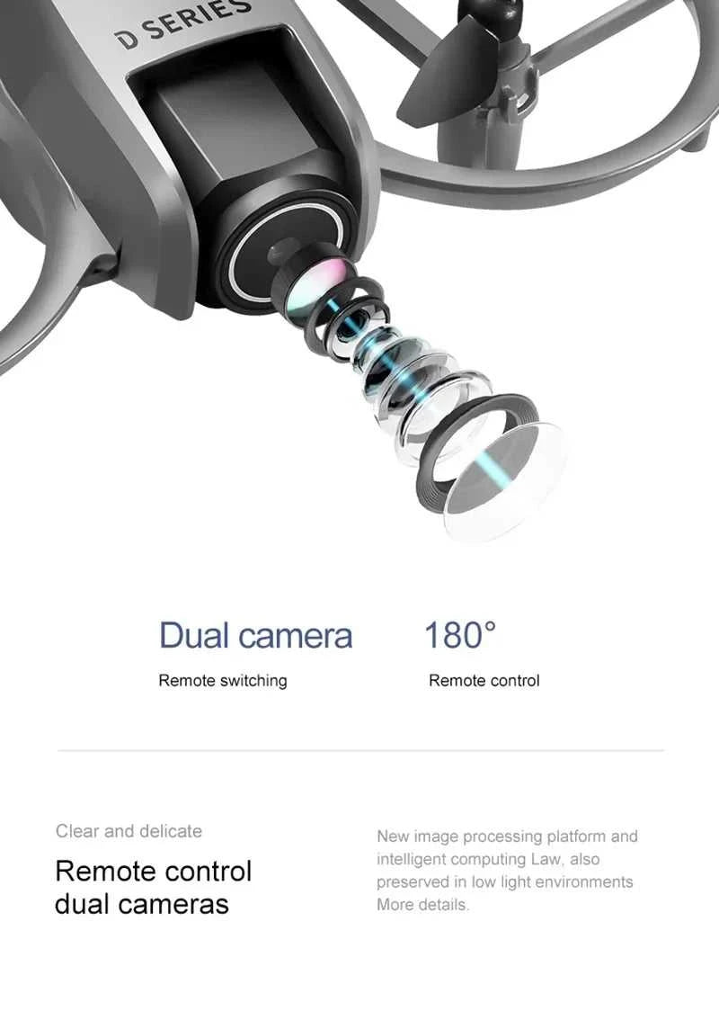 D16 Mini Drone 8K HD Dual Camera Profesional 180° Electric Adjustable GPS Positioning Obstacle avoidance Bushless UAV 2026 New The jack market .AU The jack market .AU Drones $ 106 14:29#Black Dual 8K-1B