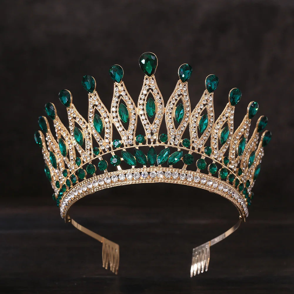 Miss Universe Angola Crown Tiara with Comb – Stunning Bridal Headdress for Pageants & Weddings