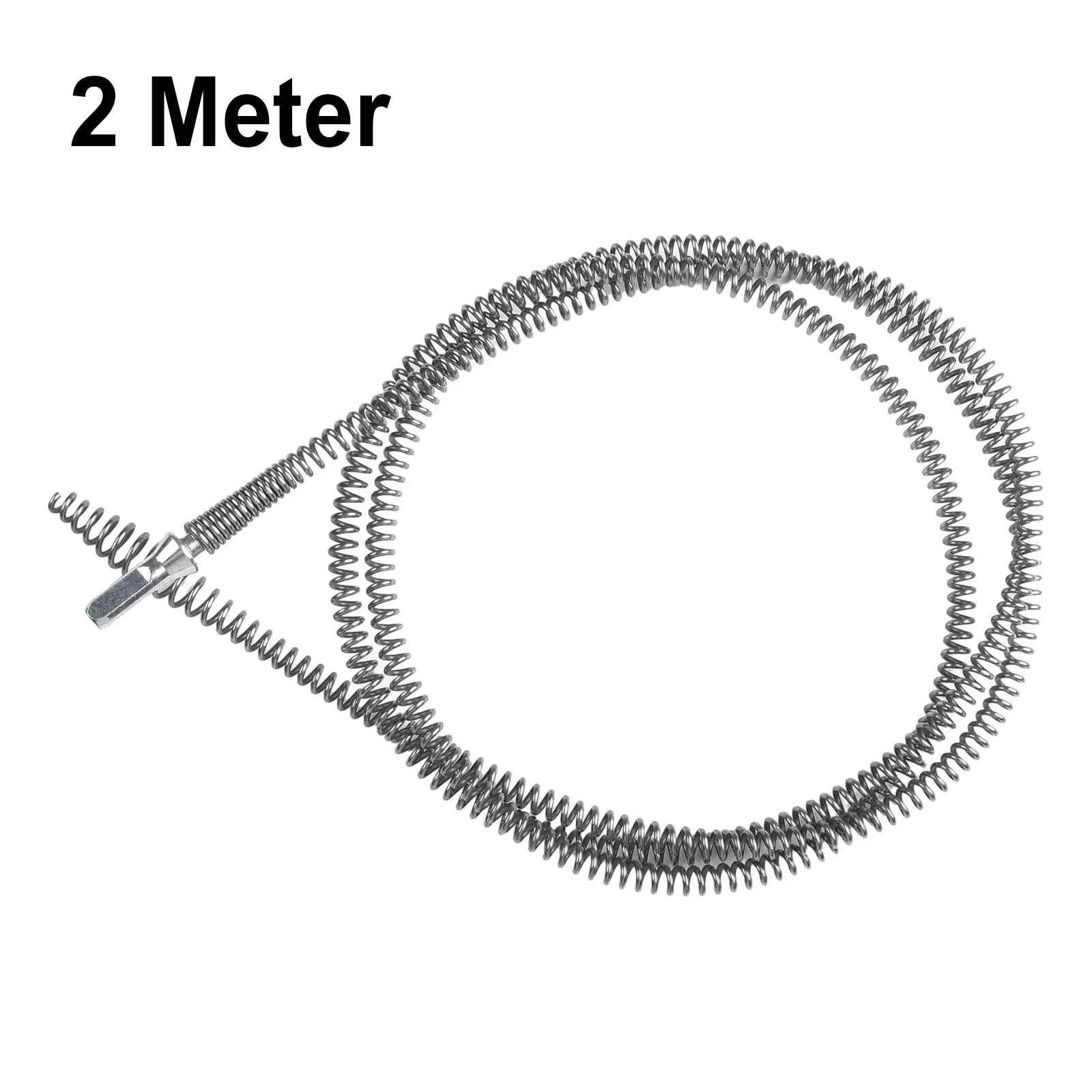 3/2/1M Spring Pipe Pipe Dredging Tools Drain Cleaner Sewer Sinks Basin Pipeline Clogged Remover Bathroom Kitchen Toilet Cleaning