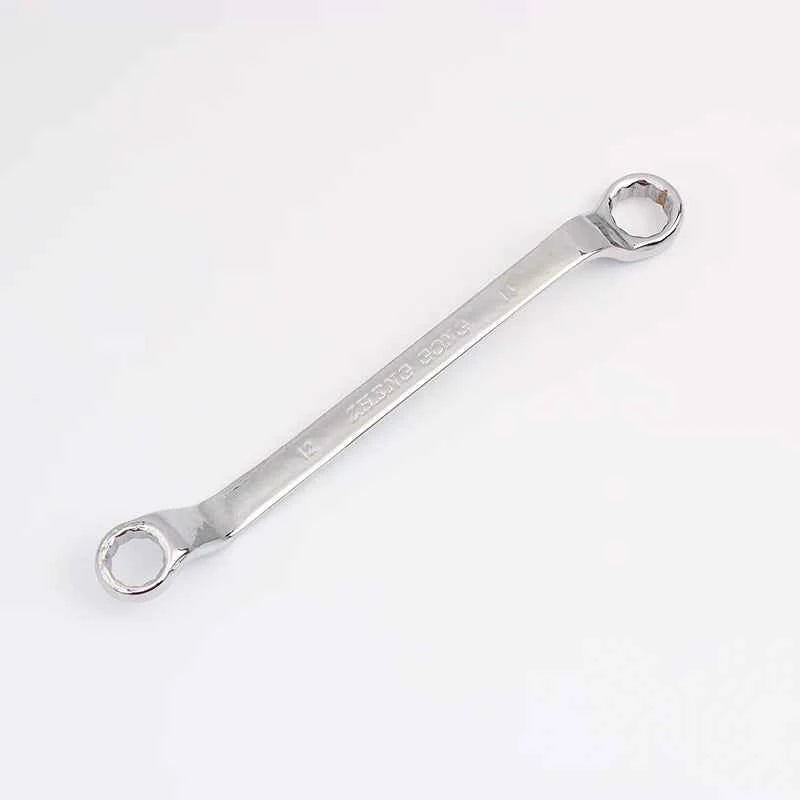 Multifunctional Double-ended Offset Ring Spanner - Heat Treated Hardened Box End Wrench for Auto Repair