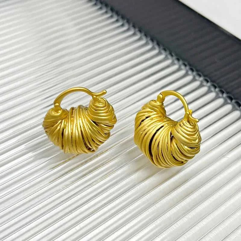 Vintage Weave Coil Shape Unique Women Earrings Party Gifts Wedding Jewelry Personality Elegant Fashion Trendy Accessories QD310 The jack market .AU The jack market .AU Jewellery & Chains $ 57 200001034:201447815#2