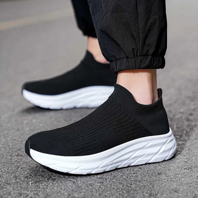 MAEDEF Men's Running Shoes Lightweight Breathable Mesh Elastic Comfortable Durable Fashion Casual Hot Selling Sports Sneakers The jack market .AU The jack market .AU Step Up Your Style: Trendy Shoes for Every Occasion! $ 78 14:173#All Black;200000124:3116