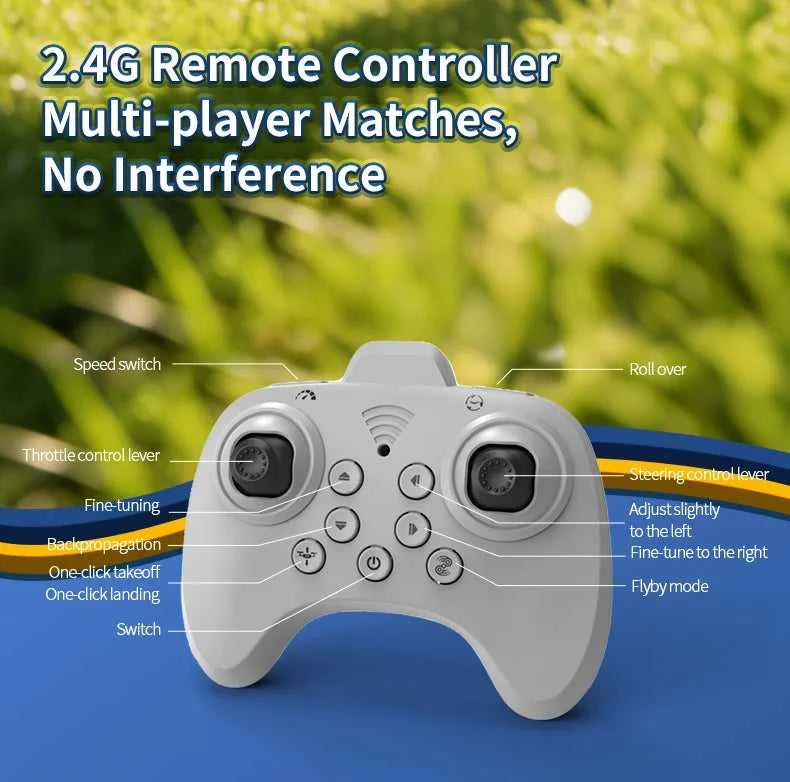 K26 MINI Air Soccer Competitive Drone | 360° Full Protection Crash-Proof | Hand Throw Takeoff No Remote Skill Birthday Gift The jack market .AU The jack market .AU Drones $ 71 14:193#K26-Red