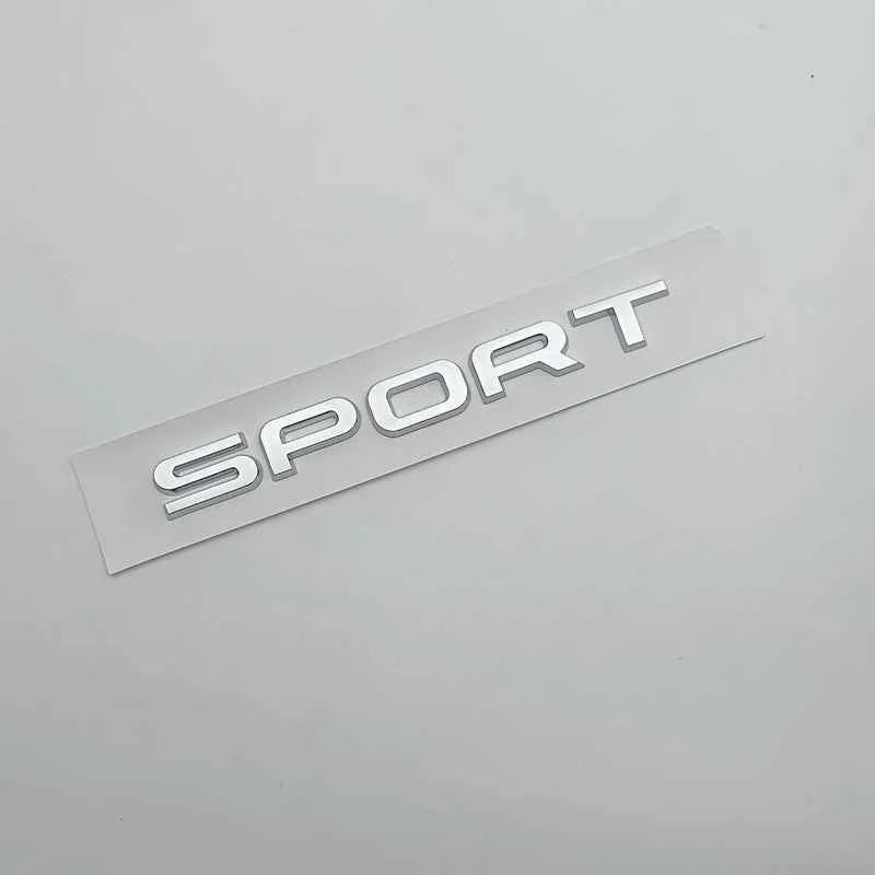 3d ABS Logo Sport Emblem Letters Car Trunk Badge For Evoque Discovery SVR l494 494 l320 Sport Sticker Accessories