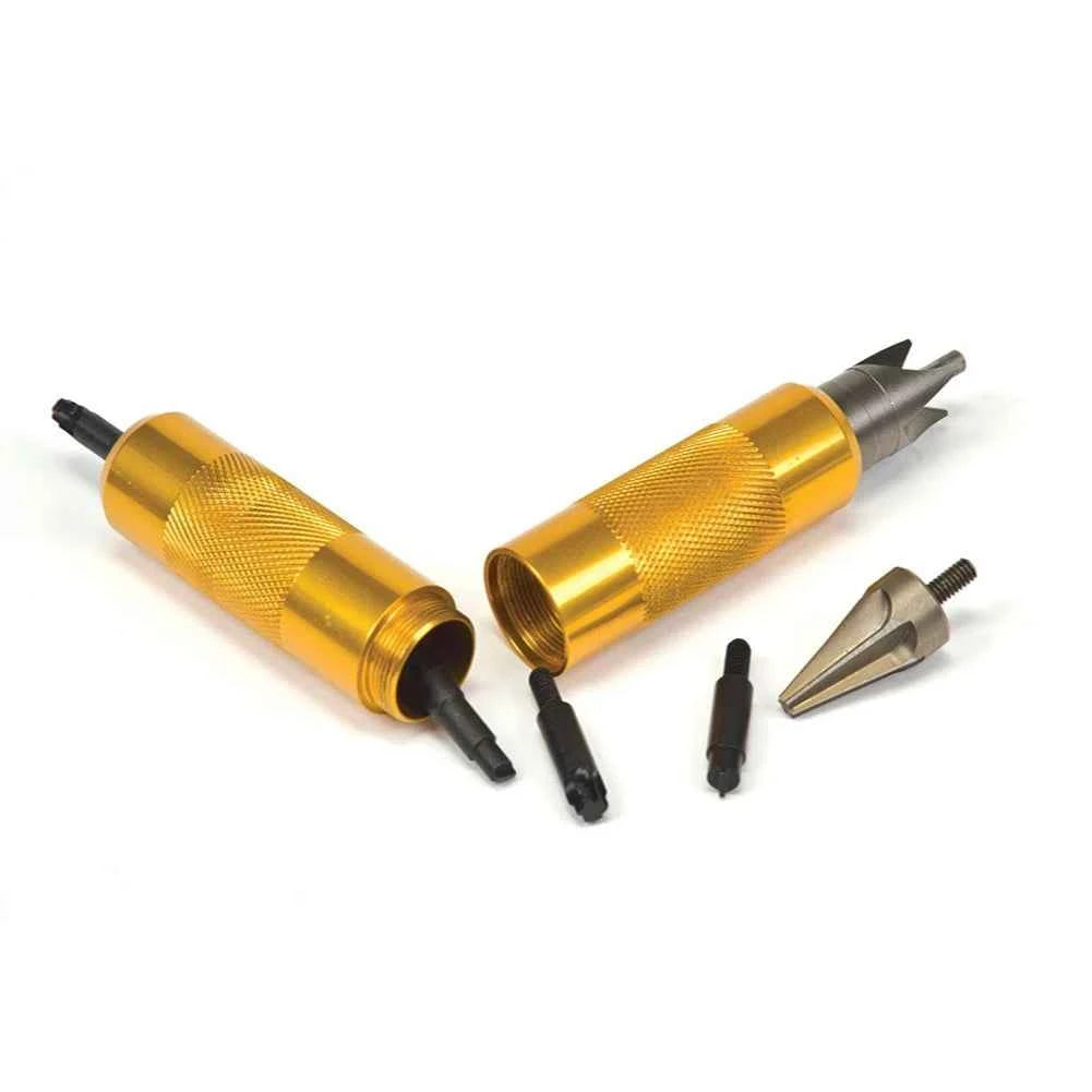 Primer Multifunctional Pocket Cleaners & Reamers - Portable Aluminum Alloy & Steel Tool for Metal/Plastic Deburring