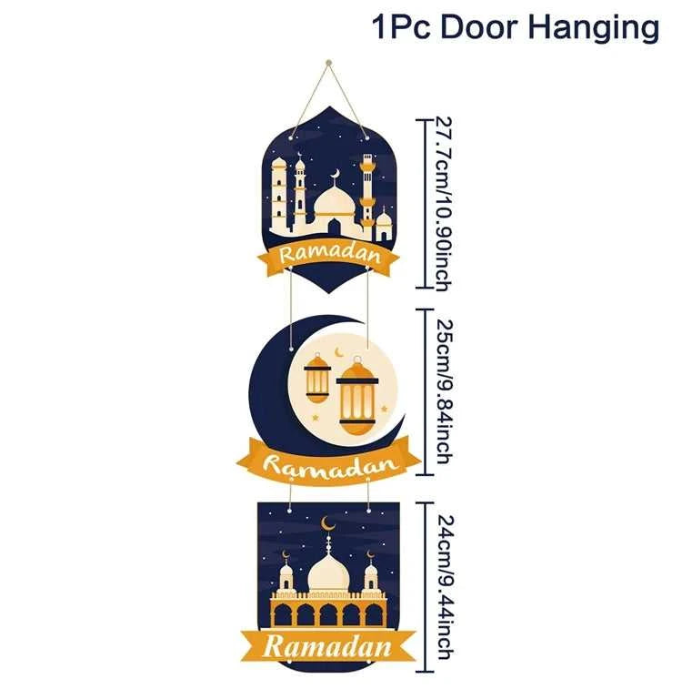 Eid Mubarak Door Hanging Flag Kareem Ramadan Decor for Home 2025 Ramadan Mubarak Islamic Muslim Party Decor Happy Eid Al Adha The jack market .AU The jack market .AU Home $ 20 14:202418806#paper door hanging 3
