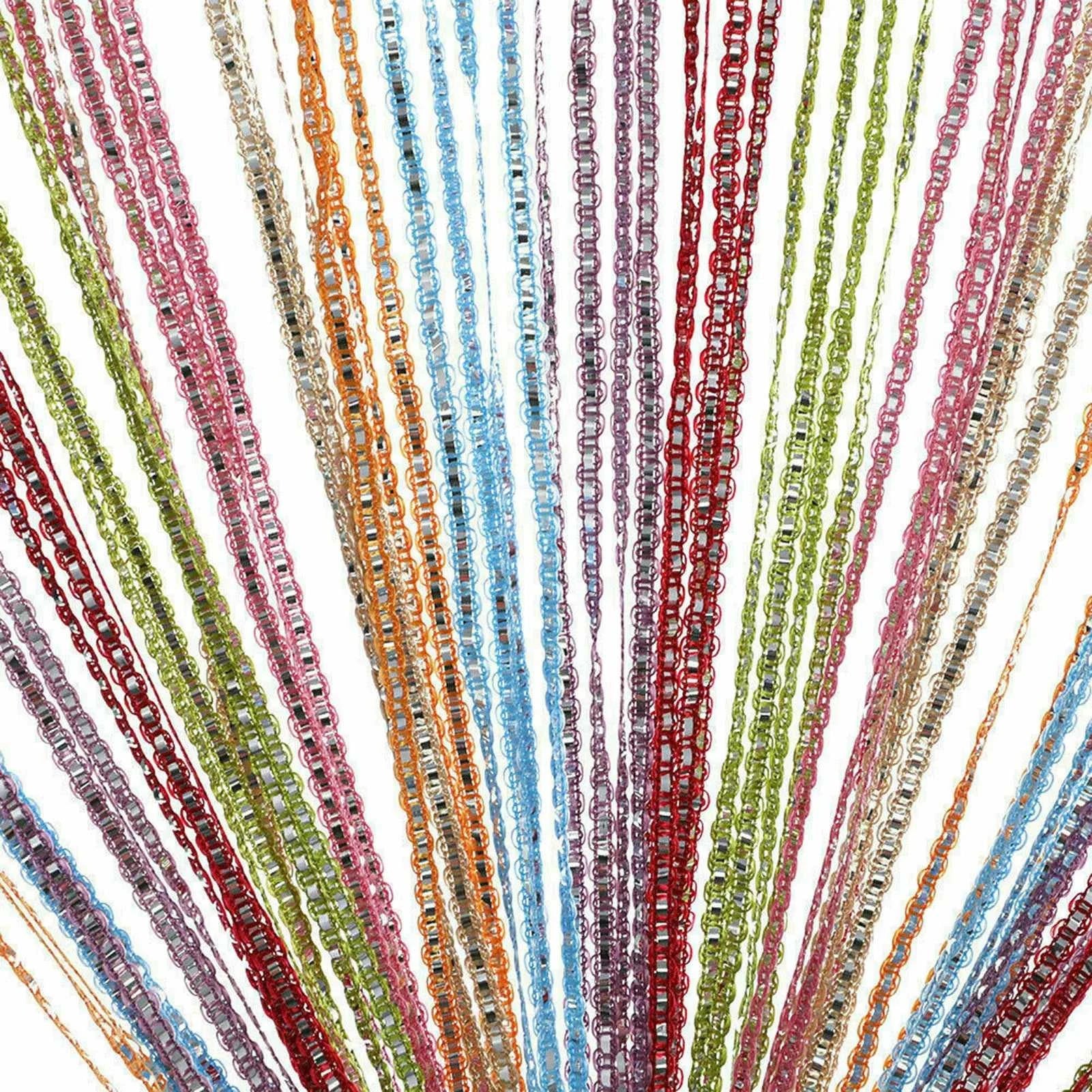 Door String Curtains Fringe Room Divider Curtains for Living Room Divider Decoration The jack market .AU The jack market .AU Home $ 55 14:202010806#White;200007763:201441035#CN