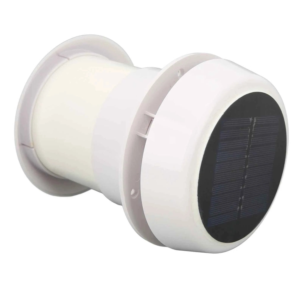 DC12V RV Roof Exhaust Fan Noiseless Solar Powered Vent for Campers  Ships Yachts RV Roof Vent Fan Solar Roof Exhaust Fan