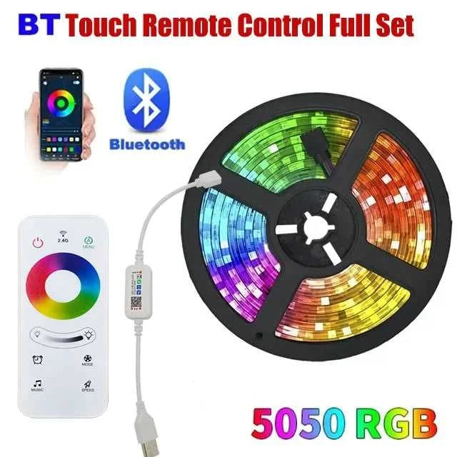 1-30M/100FT LED Strip Light USB RGB LED Ribbon Tape Bluetooth Touch Remote Control LED Strip LED TV Backlight For Bedroom Decor The jack market .AU The jack market .AU Home $ 67 136:9131285835#IR 3Key;14:29#RGB 5050;380:6287#25M
