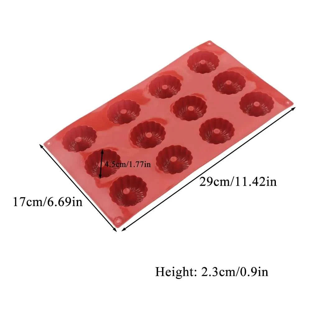 15 Hole Windmill Flower Shape Silicone Chocolate Mold DIY Ice Tray Multi-function Kitchen Baking Tools French Dessert Cake Mold The jack market .AU The jack market .AU Home $ 25 14:200004889#DGMJ040-5