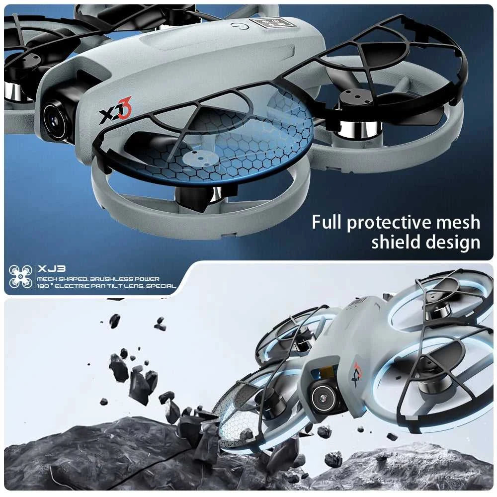 HD drone with dual cameras, headless mode design, 360° stunt flip, user friendly for outdoor travel. The jack market .AU The jack market .AU Drones $ 125 14:193#XJ3-A-4.3-GY-1B