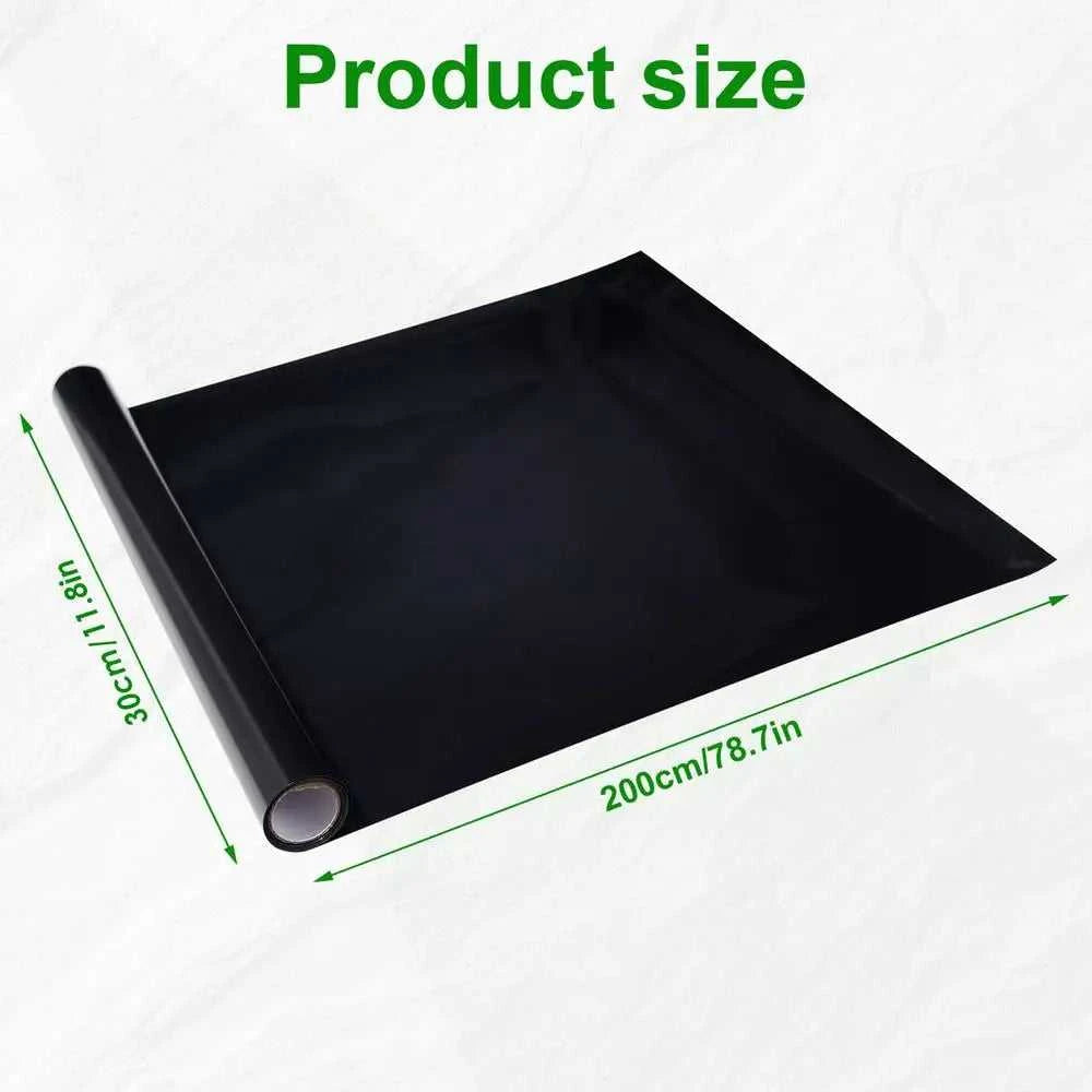 Fish Tank Background Sticker Black Static Cling Film Adhesive-Backed Film Wallpaper Aquarium Background Decorations The jack market .AU The jack market .AU Fishing Gear $ 25 14:193#30x200cm