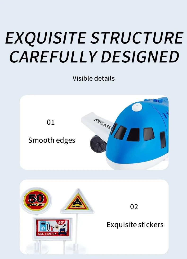 Children's Airplane Car Model Toys Inertial Model Simulation Planes Multifunctional Toys,Random 3 Cars,1 Helicopter,6 Road Signs The jack market .AU The jack market .AU Little Wonders $ 60 14:175