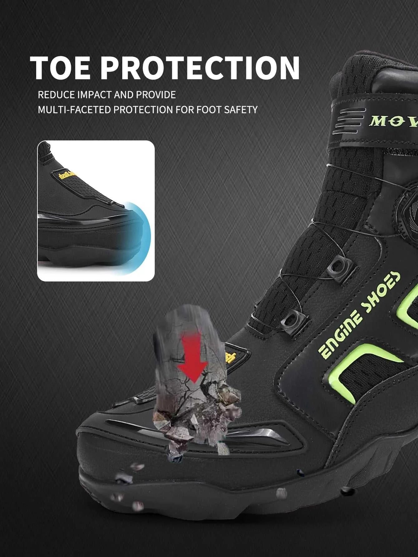 Motorcycle Riding Shoes Men's Breathable Leather Boots Casual Comfortable Slip-On Ankle Boots for Urban Cycling The jack market .AU The jack market .AU Step Up Your Style: Trendy Shoes for Every Occasion! $ 156 14:771#6068;200000124:200000899