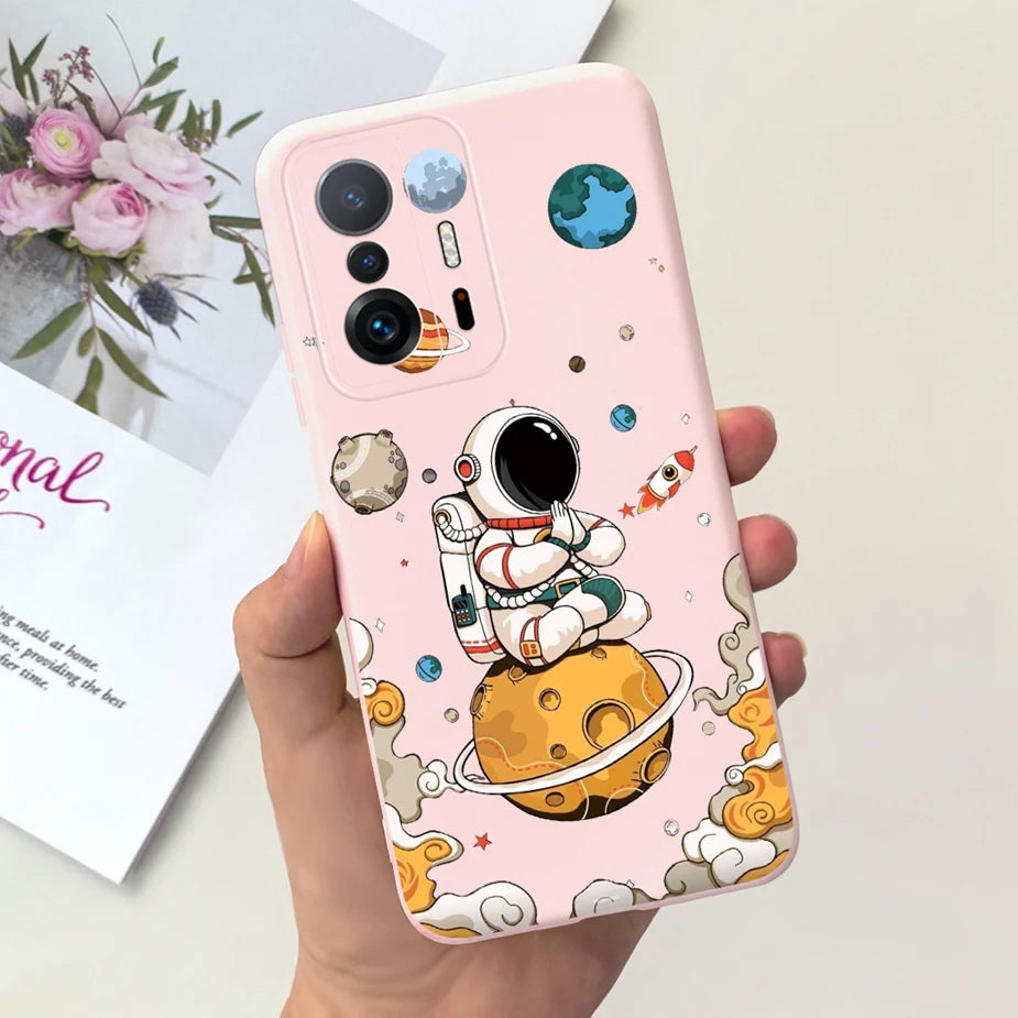 Xiaomi 11T Pro Case - Cute Cartoon Design, Soft Silicone Protection for Xiaomi Mi 11T Pro & 11TPro