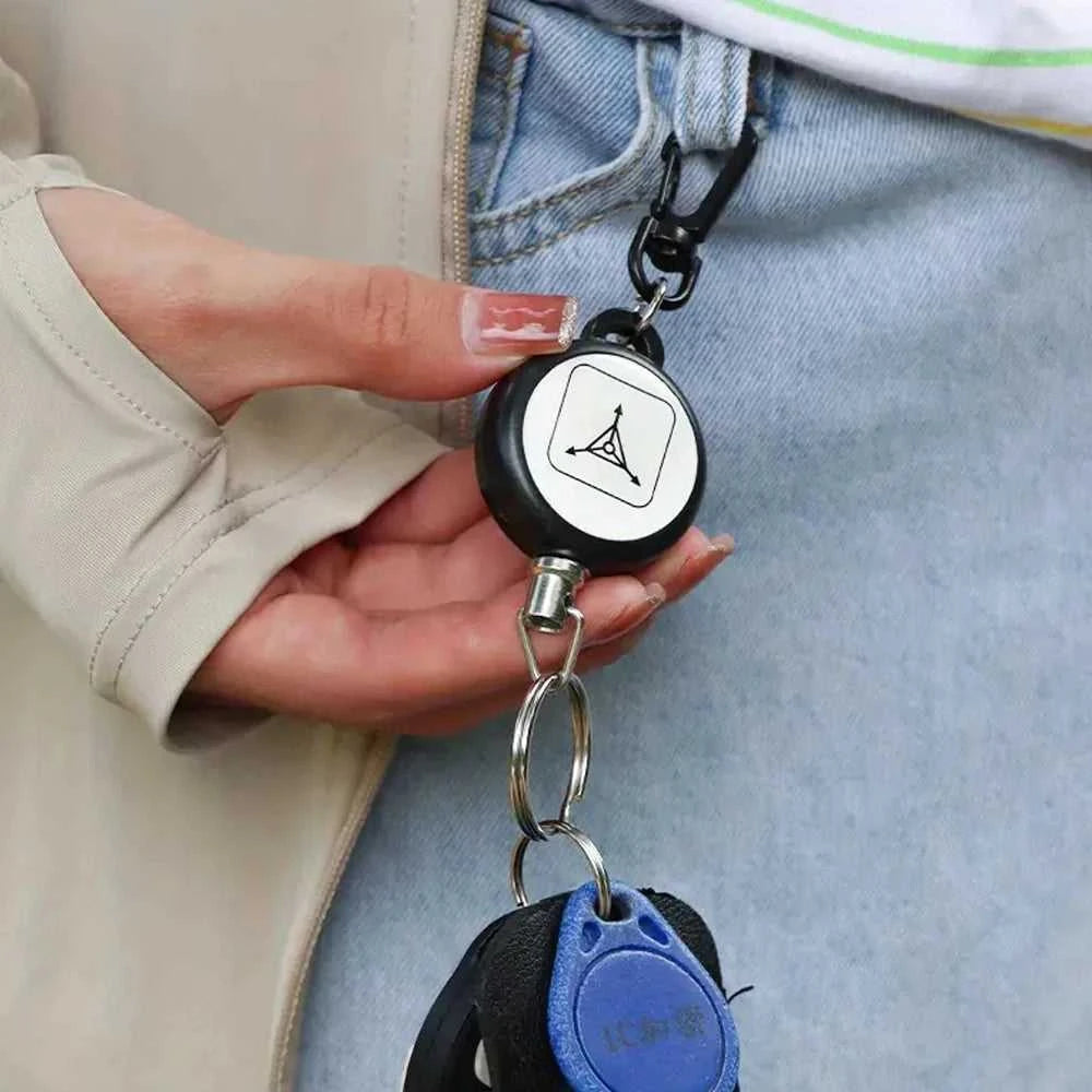 Multicolor Anti-Theft Keychains Unisex Anti Lost Retractable Elastic Rope Keyrings With Carabiner Reel Clip For ID Name Card Key The jack market .AU The jack market .AU Jewellery & Chains $ 47 14:771#O