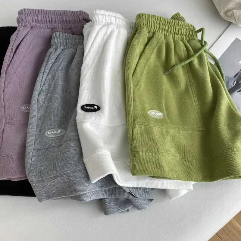 Women's Wide-Leg Drawstring Shorts – Loose Fit Mid-Waist Casual Sports Shorts with Pockets The jack market .AU The jack market .AU Woman Fashion Shorts $ 52 14:771#green;5:361386