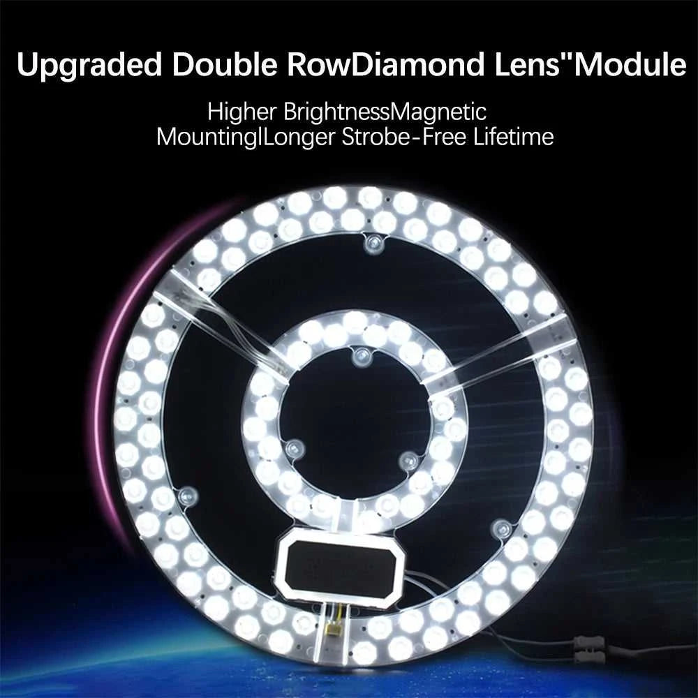 Led Panel Ceiling Light 48W 96W 120W Panel Led Round Replacement Module AC220V-240V Stepless Dimmable Led Module The jack market .AU The jack market .AU Home $ 61 136:1052#96W Dimmable color;200007763:201336100
