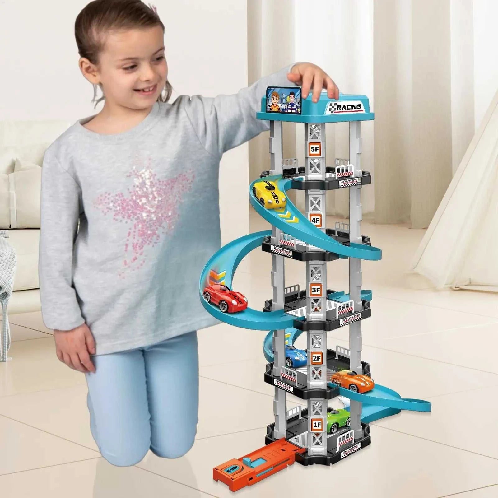 Car Parking Garage Toy Interactive Vehicle Racing Car Ramp Assembly Game Preschool Educational Traffic Toys for Children The jack market .AU The jack market .AU Little Wonders $ 61 14:10#62pcs