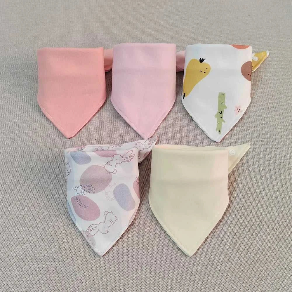5Pcs/Lot Baby Bandana Bibs Cotton Triangle Double Layer Infant Feeding Burp Cloths Saliva Towel Apron Newborn Accessories The jack market .AU The jack market .AU Mum & Kids: Essential Products for Every Family $ 27 14:173#8;200007763:201336100