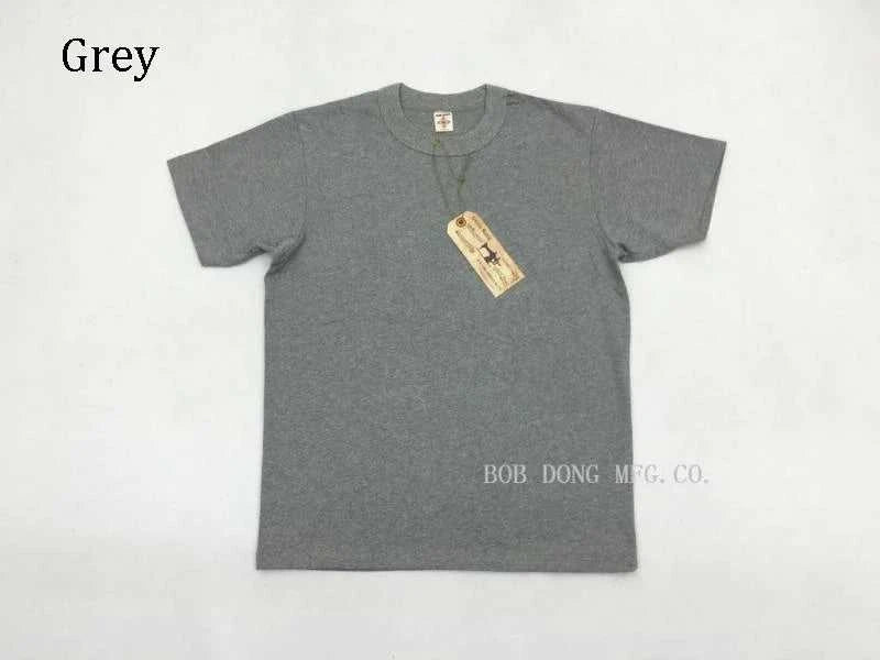 BOB DONG 300gr Basic Tee Shirts Summer Heavyweight Cotton Men's Plain T-Shirts The jack market .AU The jack market .AU Men Fashion $ 49 14:771#White;5:4181#S 36