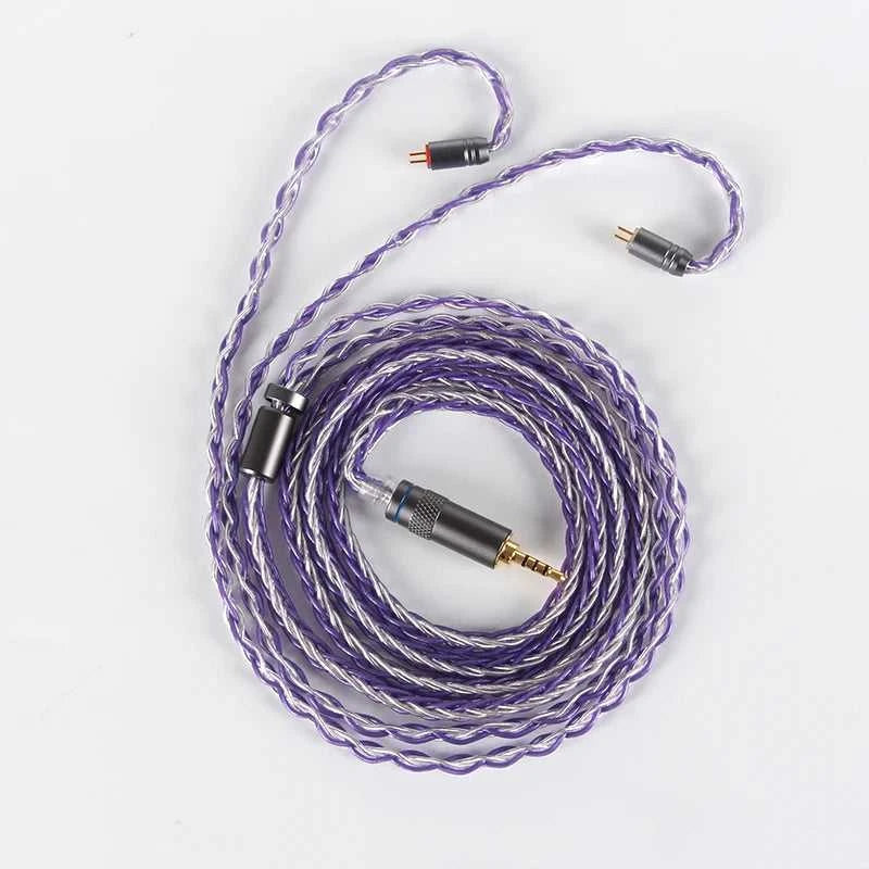 XINHS 8 strands of silver-purple single crystal copper plated with silver The jack market .AU The jack market .AU Accessories Electronics $ 68 14:2198#TFZ;200007763:201336100;5:200000321#3.5mm