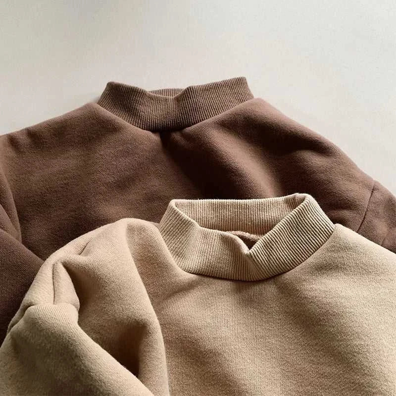 Winter New Baby Fleece Sweatshirt Boys Girls Solid Warm Pullover Plus Velvet Thick Toddler Casual Versatile Tops Kids Clothes The jack market .AU The jack market .AU Mum & Kids: Essential Products for Every Family $ 39 14:365458;200000463:200004191#110 for 4T