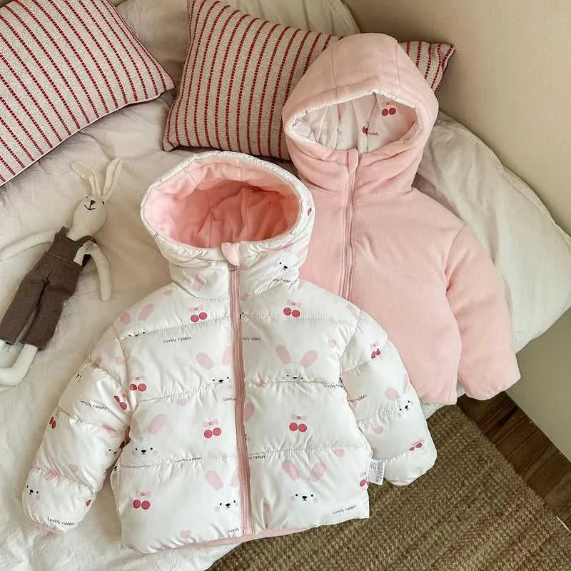 New Double-sided Down Cotton Jacket with Hooded Jacket for Children's Thickened Plush Children's Short Jacket The jack market .AU The jack market .AU Mum & Kids: Essential Products for Every Family $ 52 14:771#1;200000463:200004188