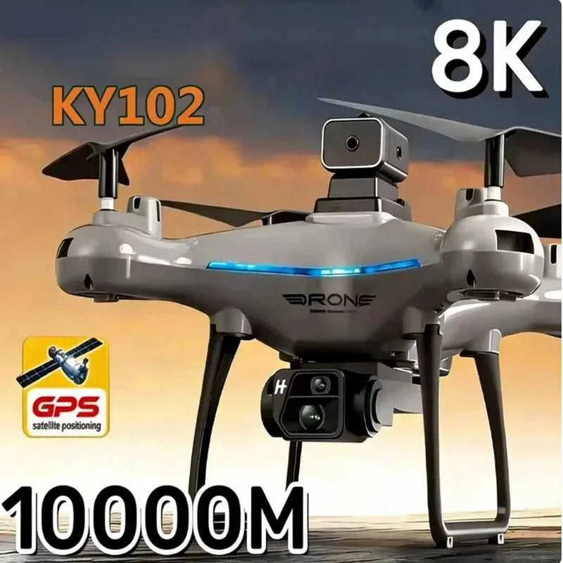 2026 Ky102 Drone 8k Hd Aerial Photography Dual Camera Brushless Quadcopter Obstacle Avoidance Optical Flow Aerial Rc Drone The jack market .AU The jack market .AU Drones $ 97 14:193#8K dual 1B