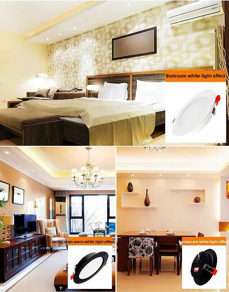 Ultra Pu tube light embedded dimmable Nordic panel light living room bedroom restaurant shop office AC85-240V LED lighting The jack market .AU The jack market .AU Home $ 70 136:201455535#Natural White 4000K;200000531:193#black;249:1425#30W