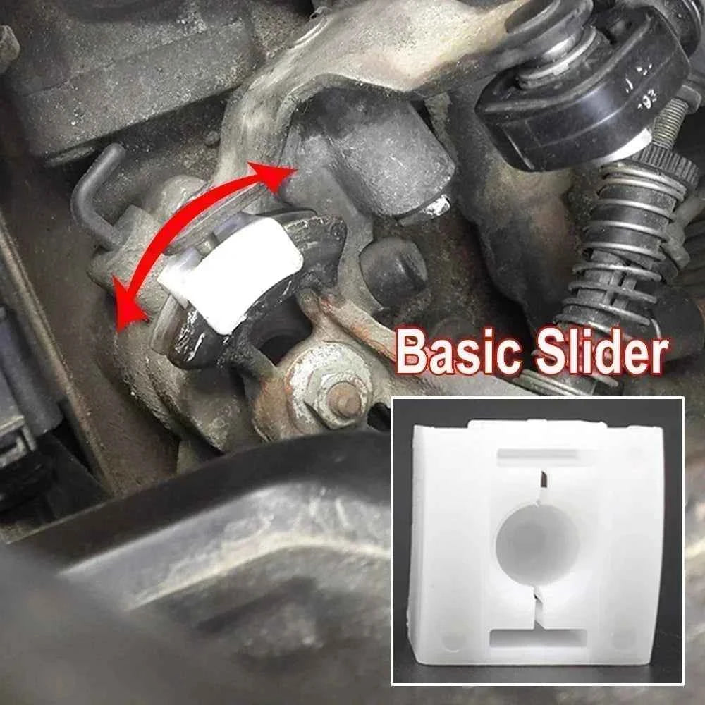 For SEAT Ibiza 6L 2002 - 2009 Gear Selector Wiring Lock Washer Shift Relay Lever Slide Bushing Kit Sliding Shoe Bearing Socket