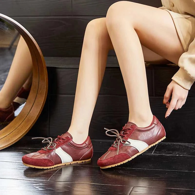 AIYUQI German Training Shoes Female Genuine Leather 2026 New Spring Flat Sneakers Ladies Casual Forrest Gump Shoes Women The jack market .AU The jack market .AU Step Up Your Style: Trendy Shoes for Every Occasion! $ 122 14:201447389#Leopard print;200000124:100010482;200007763:201336100