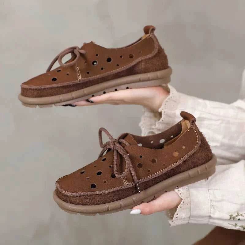 Careaymade-Summer top layer cowhide sandals,clown cute big toe shoes,hollow hole shoes,pure Handmade breathable casual shoes 34 The jack market .AU The jack market .AU Step Up Your Style: Trendy Shoes for Every Occasion! $ 112 14:29#Beige Elastic band;200000124:200000334