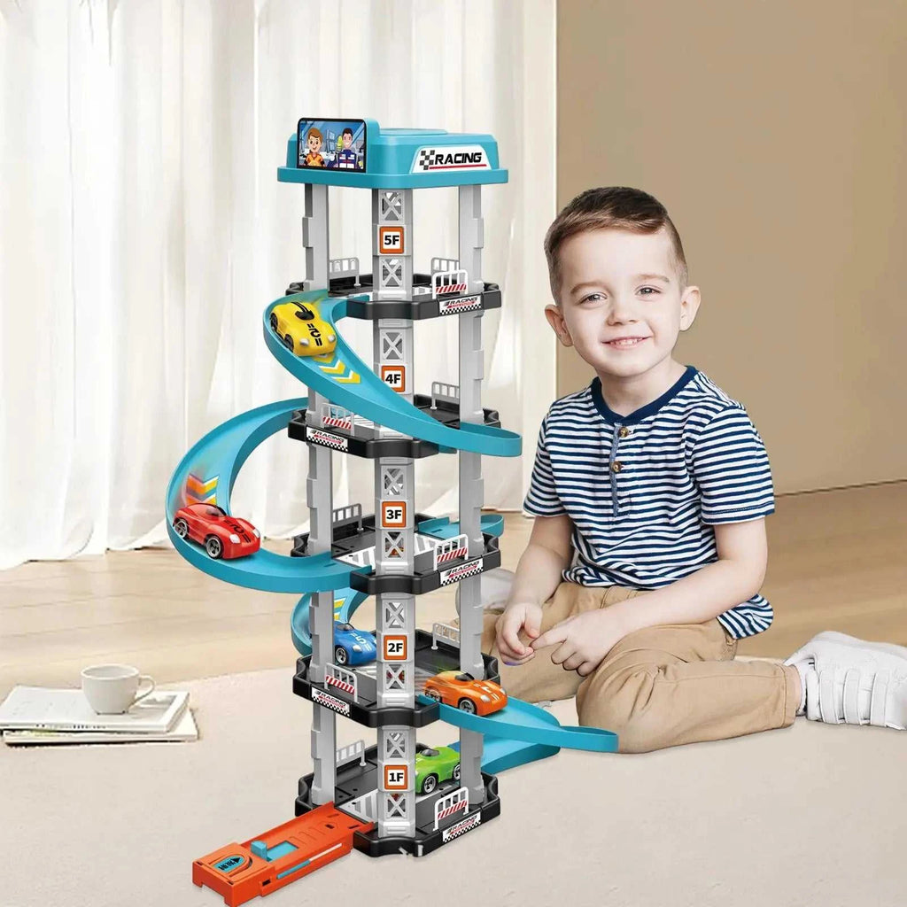 Car Parking Garage Toy Interactive Vehicle Racing Car Ramp Assembly Game Preschool Educational Traffic Toys for Children The jack market .AU The jack market .AU Little Wonders $ 61 14:10#62pcs