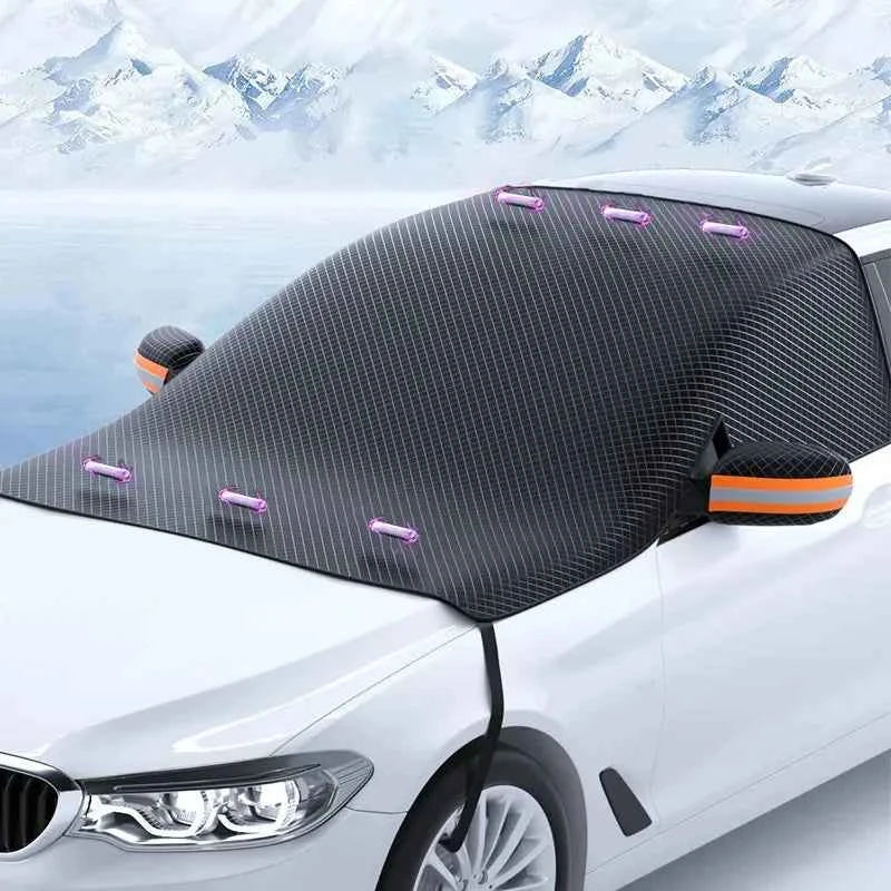 Magnetic Car Front Windscreen Cover Automobile Sunshade Windshield Snow Sun Shade Waterproof Exterior Covers Accessories