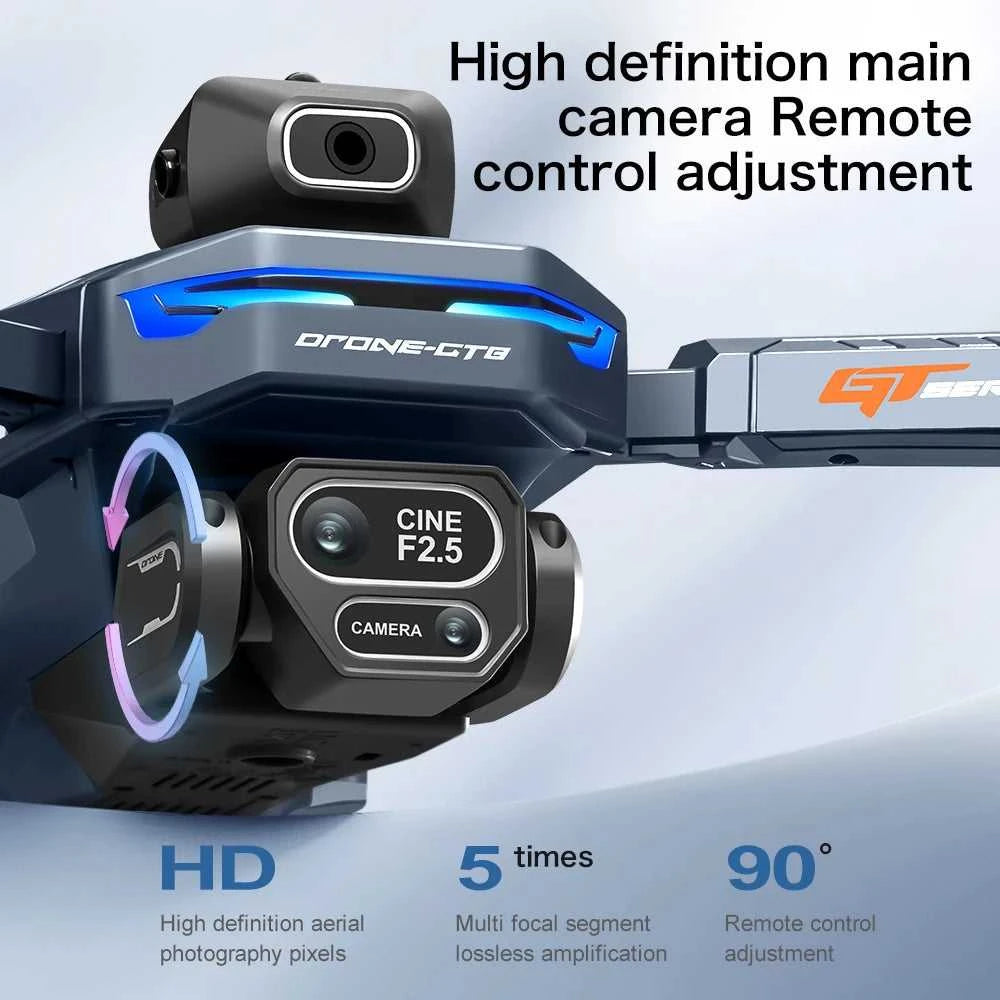 New GT8 Drone 8K Professional HD Dual Cameras Screen Remote 5G WIFI Brushless Motor Obstacle Avoidance Foldable Quadcopter Toys The jack market .AU The jack market .AU Drones $ 115 14:29#GT8 4K