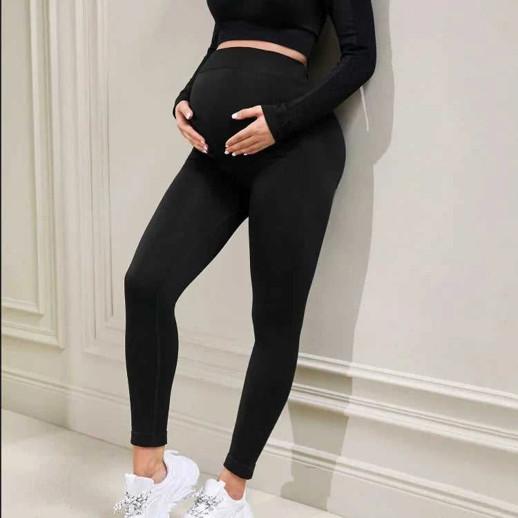 Pregnant Women's Thin Bottoming Pants Spring And Summer New Maternity High Elastic Belly Support Pants The jack market .AU The jack market .AU Mum & Kids: Essential Products for Every Family $ 34 14:200004890#Black-Grey;200000855:361386