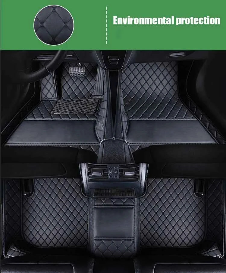 Car Floor Mats 100％ For For Ford Focus MK2 2008-2011 Auto Foot Pads Accessories Interior Waterproof Carpets Car Styling Rug 차량용품