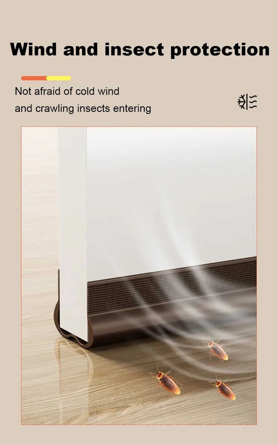 PVC Adjustable Door Bottom Seal Strip Weather Strip Under Door Draft Stopper Thicker Anti-Cold Gap Blocker Sealing Weather Strip The jack market .AU The jack market .AU Home $ 52 14:365458#brown B10494A