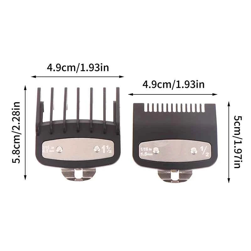 Mighty Cut Hair Clipper Guide Combs - Precision Limit Guards 1.5mm & 4.5mm for Perfect Cuts
