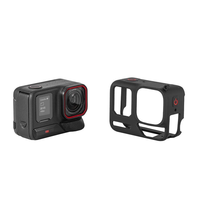 STARTRC Storage Shoulder Bag Case for Insta360 ACE Pro 2 Camera Accessories Waterproof PU Case Silicone Body Cover Glass films