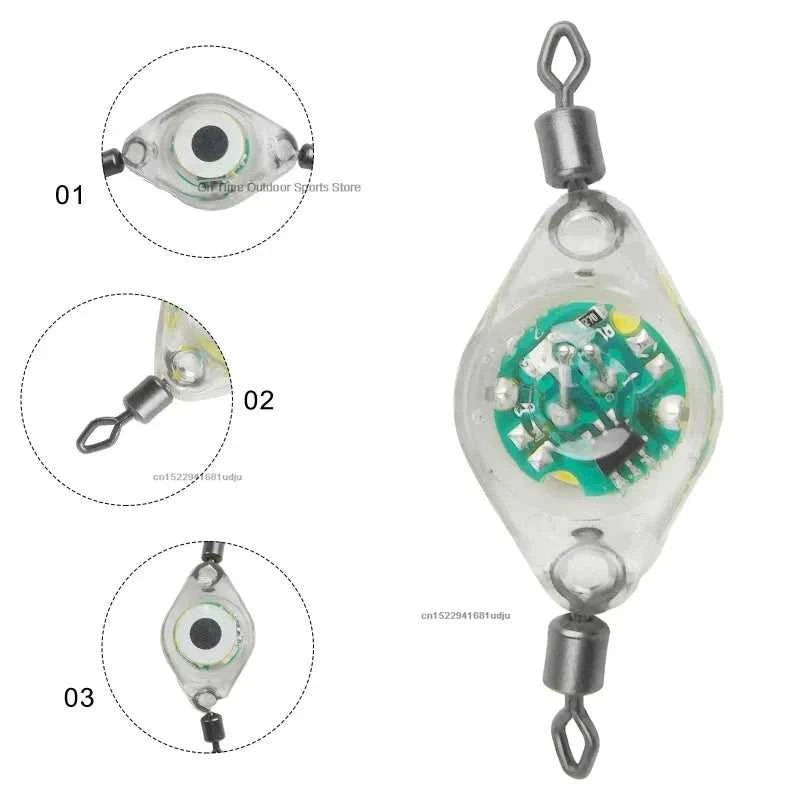 Fish Mini LED Light Attraction Lamp Red Green Fishing Squid Lure Luminous Underwater Attract Deep Drop Night Winter Bait The jack market .AU The jack market .AU Fishing Gear $ 26 14:10