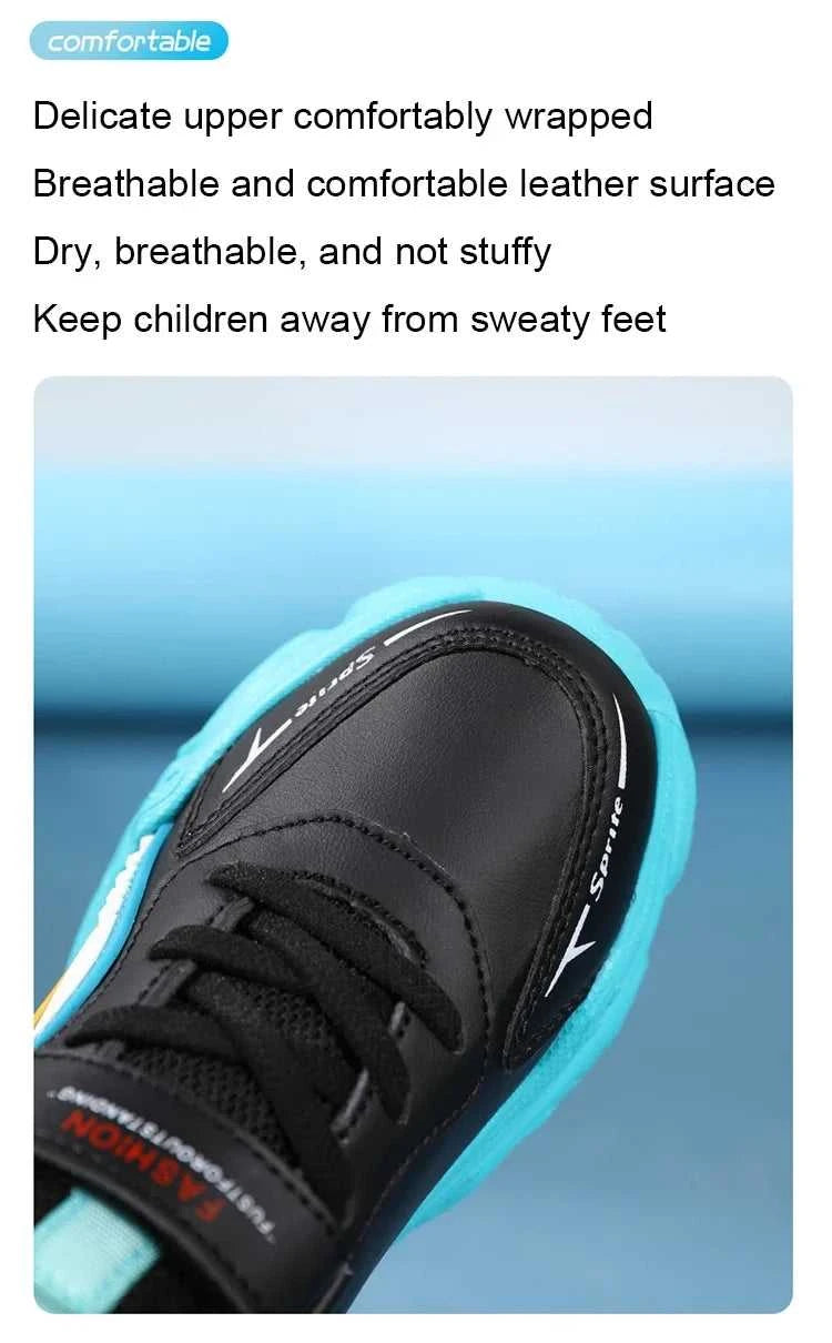 Boys' Kids Fashion Sneakers Lightweight Sports Running Shoes for Children Non-Slip Comfortable Outdoor Athletic Tennis Shoes The jack market .AU The jack market .AU Mum & Kids: Essential Products for Every Family $ 42 14:350852#Black Orange;200000124:100010481#34
