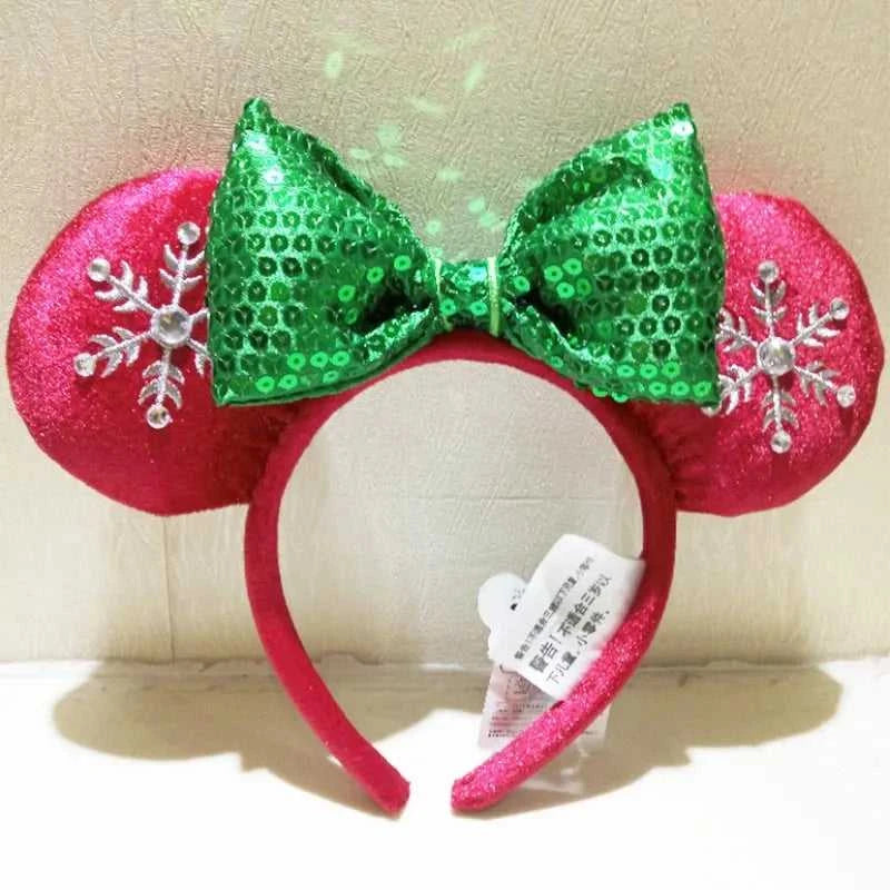 Disney Winter Christmas Headband Cartoon Mickey Pluto PU Leather Ear For Adults Bow Headband Minnie Park Accessories Headwear The jack market .AU The jack market .AU Mum & Kids: Essential Products for Every Family $ 39 14:10#E