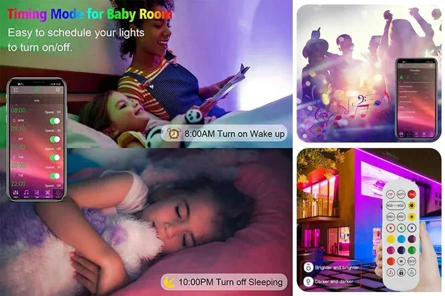 Smart Led Lights Strips 5V 5050 Rgb Ice String Fairy Lights Bar Lighting Bluetooth App Control Adhesive Usb Led Ribbon Tape Lamp The jack market .AU The jack market .AU Home $ 74 136:9131281595#24KEY Bluetooth;200007763:201336100;249:200006305#None Waterproof;380:200746124#30m-1181.1Inch