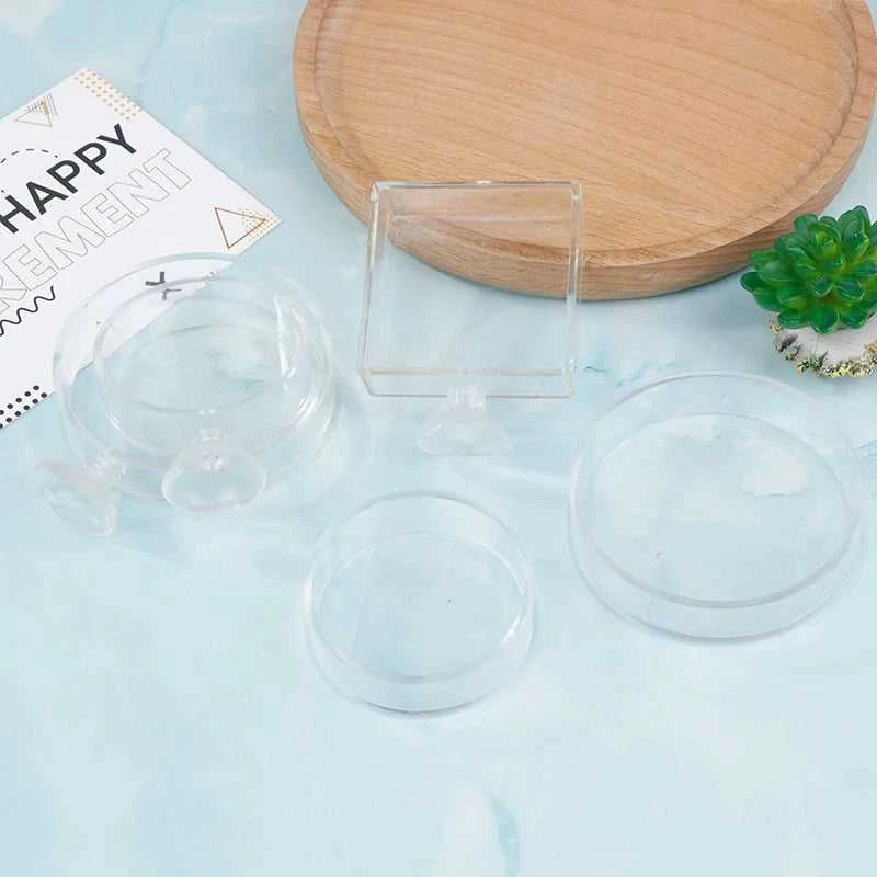 【F】Aquarium Feeder Acrylic Transparent Fish Round Square Dishes Shrimp Food Box Fish And Shrimp Feeding Accessories The jack market .AU The jack market .AU Fishing Gear $ 22 14:691#E