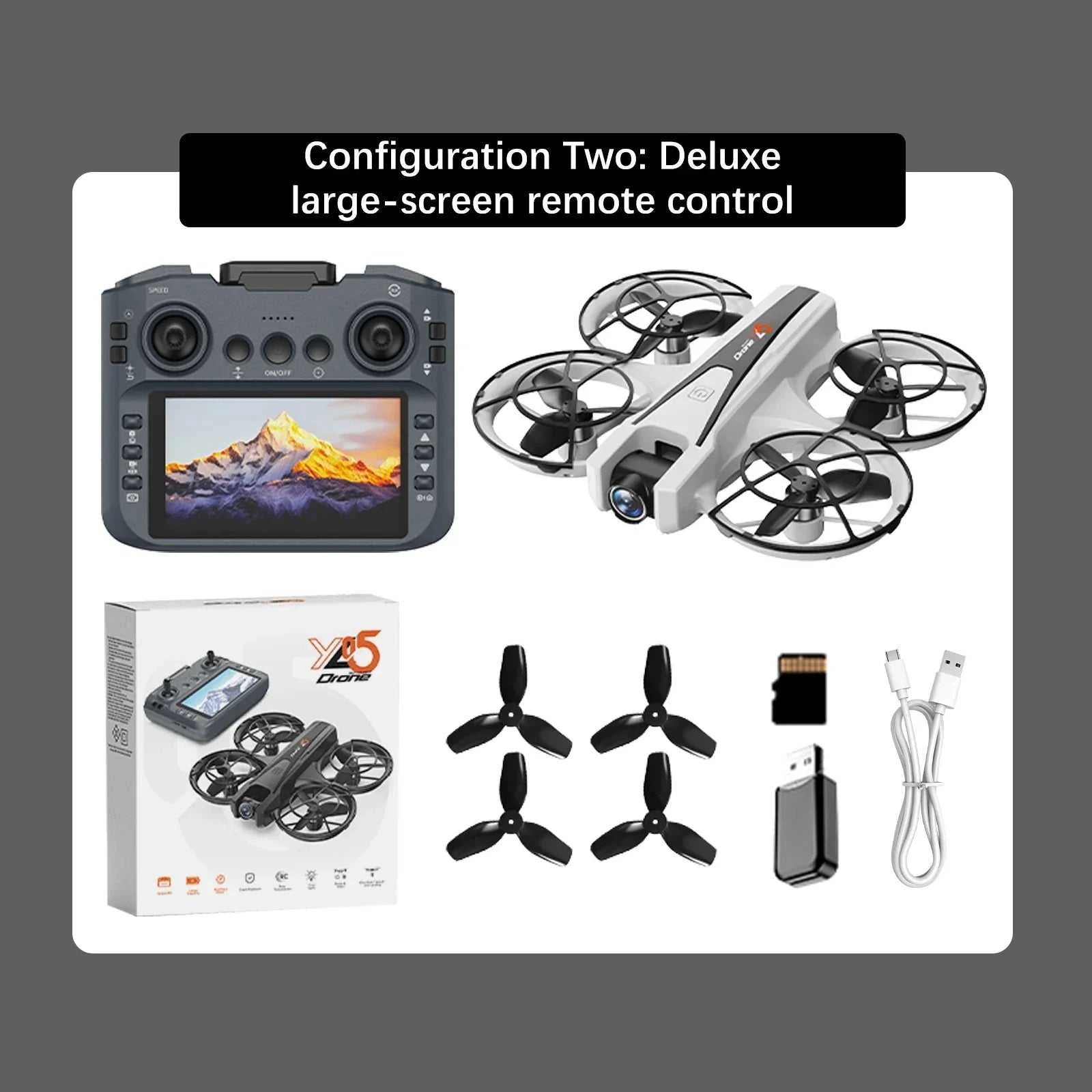 Lenovo YL5 Drone 8K Aerial HD Dual Camera Intelligent Obstacle Avoidance Screen Remote Control Brushless Power GPS Return Drone The jack market .AU The jack market .AU $ 137 14:366#Grey-8K HD-Screen