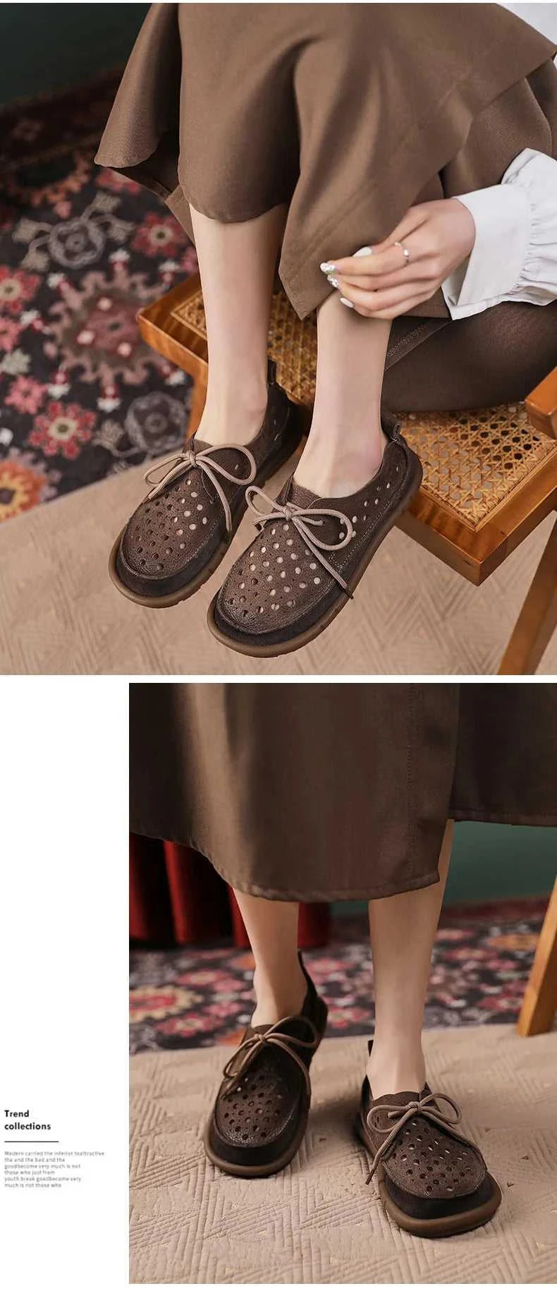 Careaymade-Summer top layer cowhide sandals,clown cute big toe shoes,hollow hole shoes,pure Handmade breathable casual shoes 34 The jack market .AU The jack market .AU Step Up Your Style: Trendy Shoes for Every Occasion! $ 112 14:29#Beige Elastic band;200000124:200000334