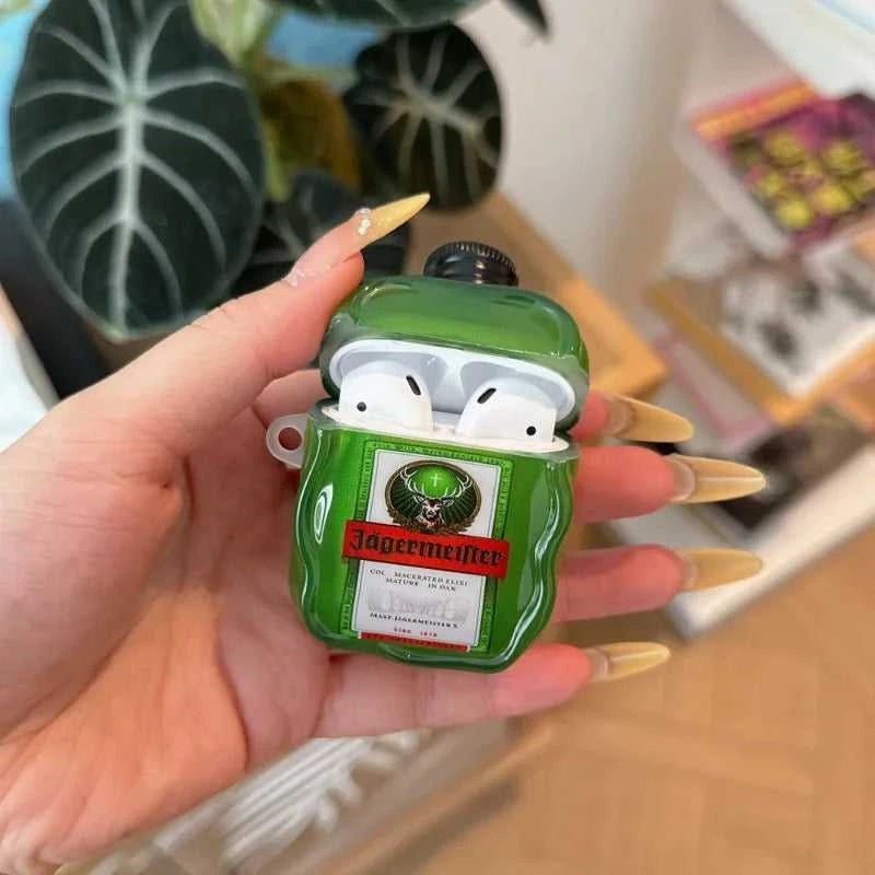 Soft Protective Case for AirPods Pro/1/2/3, 3D Green Liquor Bottle Design, Anti-Scratch Anti-Slip Cute Earphone Cover The jack market .AU The jack market .AU Accessories Electronics $ 57 14:1063#A;5:872#Airpods 1 2
