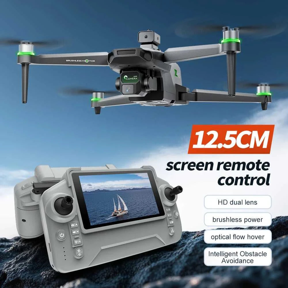 2026 Drones with a cameraoptical flow with 4.3-inch screen display brushless with airdrop drone dual lens WIFI aerial camera toy The jack market .AU The jack market .AU Drones $ 57 14:200006159#screw
